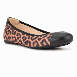 Nine West Capted Ballet Flats - Brown - Ireland (ET9473628)